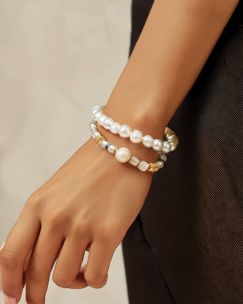 Lustre Grace Gold & Pearl Bracelet