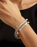 Exquisite Gold with Crystal Bracelet